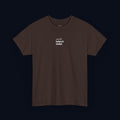 you left before it ended printed t-shirt — nostalgic minimalist streetwear