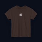 you left before it ended printed t-shirt — nostalgic minimalist streetwear