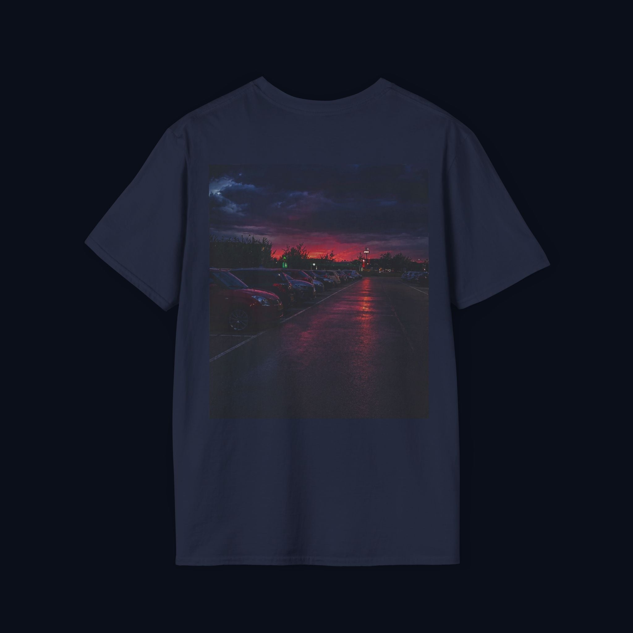 after the credits back print t-shirt — nostalgic minimalist streetwear