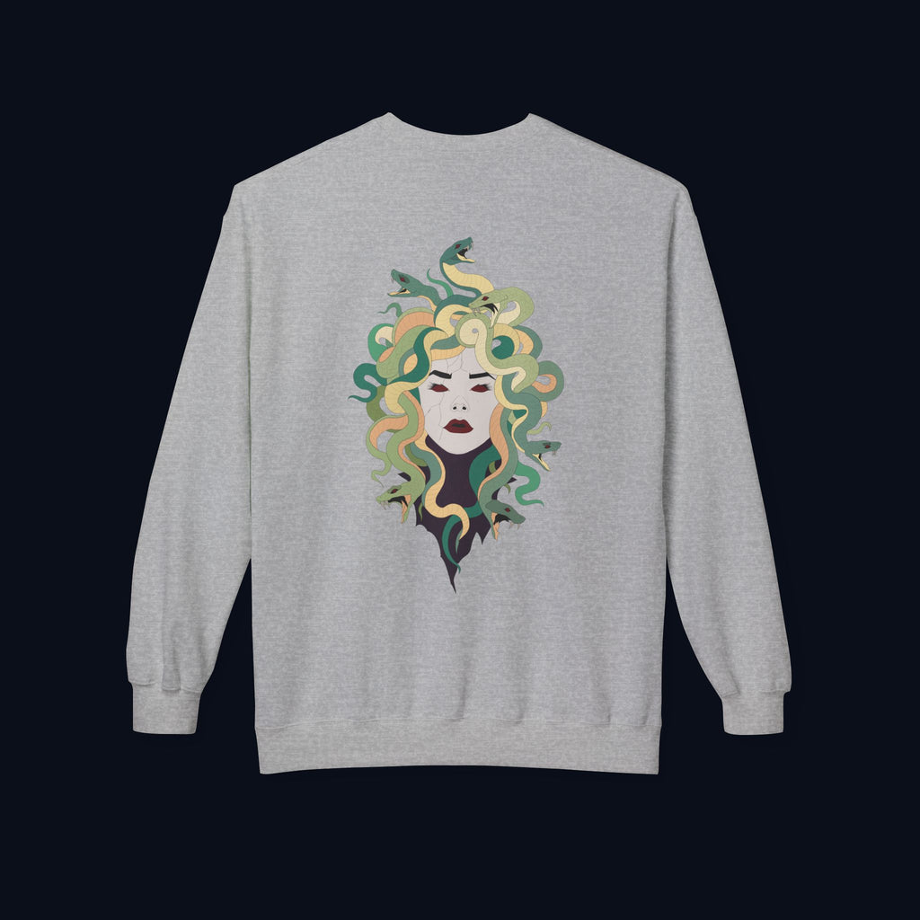 the survivor back print crewneck sweatshirt — nostalgic minimalist streetwear