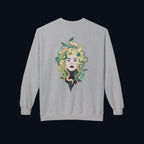 the survivor back print crewneck sweatshirt — nostalgic minimalist streetwear