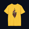last goodbye back print t-shirt — nostalgic streetwear inspired by memories