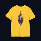 last goodbye back print t-shirt — nostalgic streetwear inspired by memories