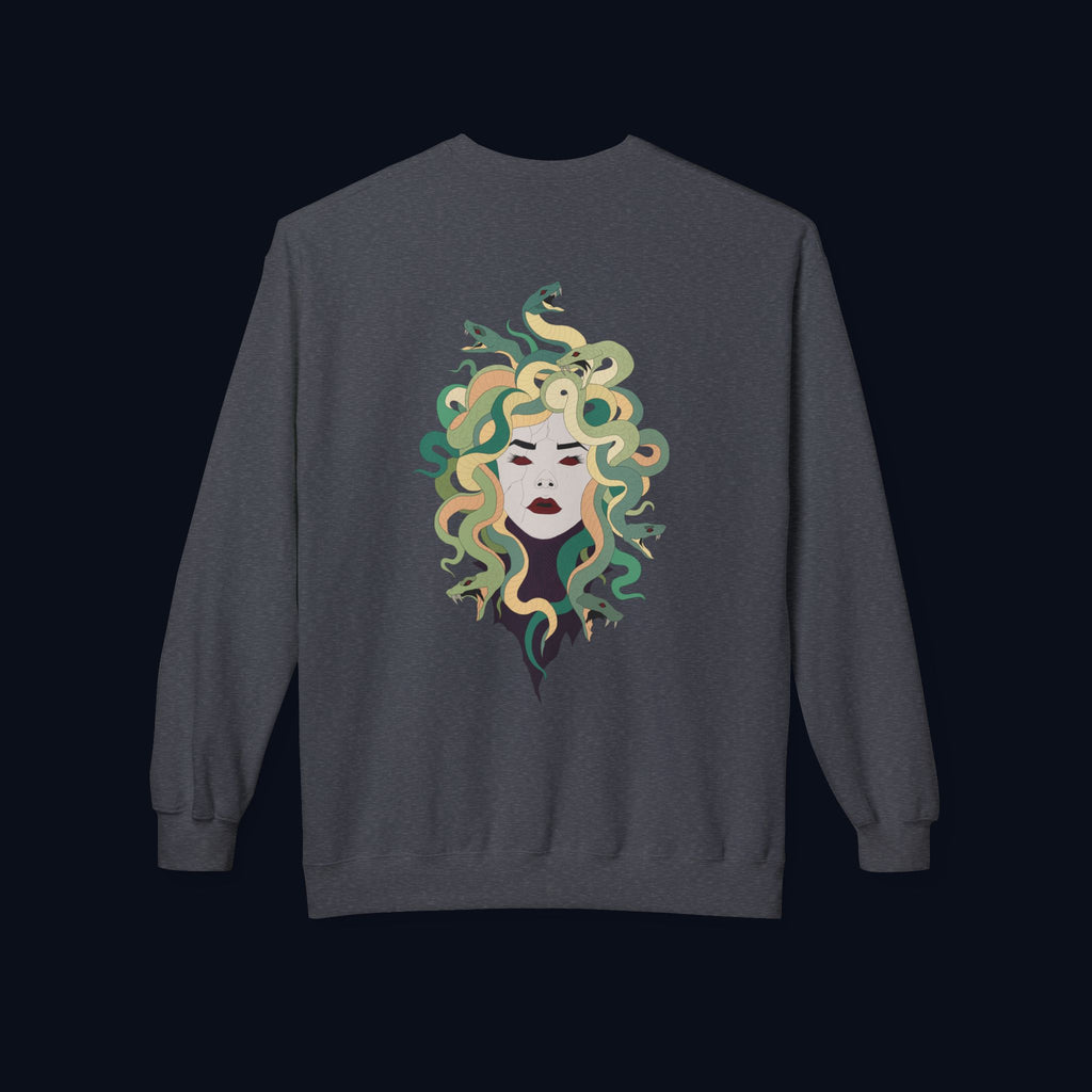 the survivor back print crewneck sweatshirt — nostalgic minimalist streetwear