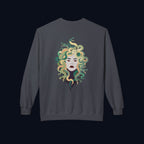 the survivor back print crewneck sweatshirt — nostalgic minimalist streetwear
