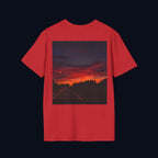 the long way home back print t-shirt — nostalgic minimalist streetwear