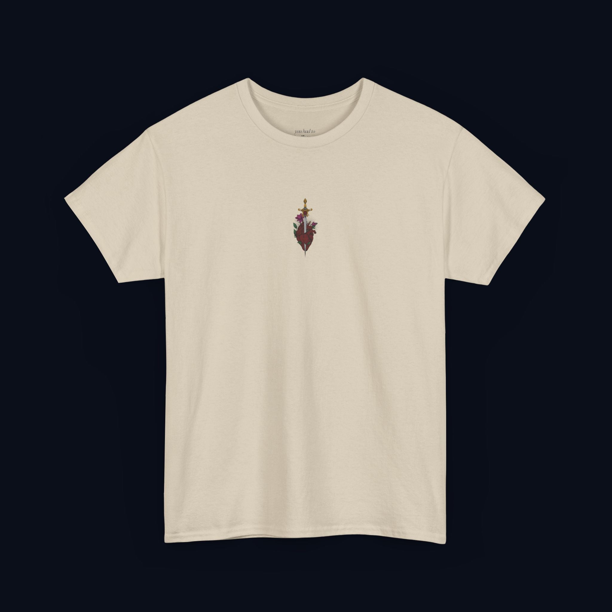 last goodbye printed t-shirt — nostalgic minimalist streetwear
