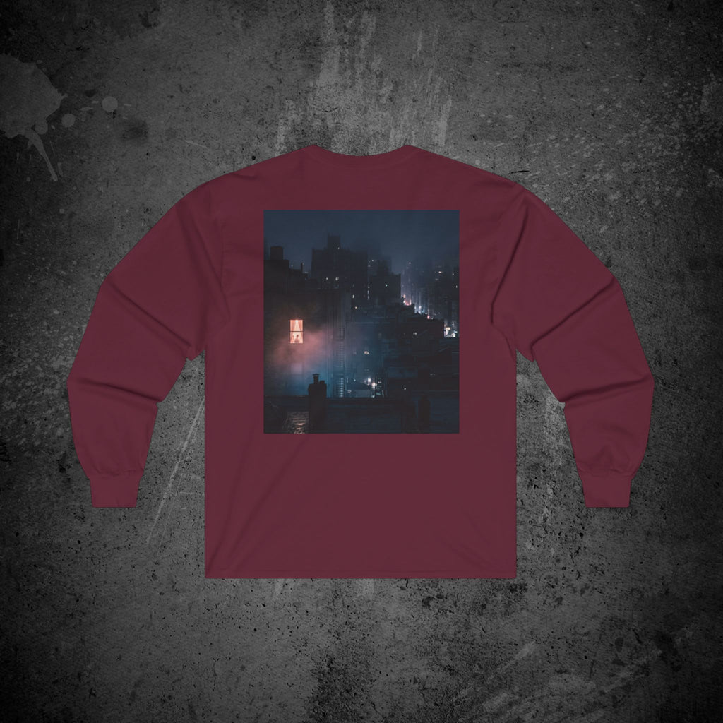 window light long sleeve t-shirt — nostalgic minimalist streetwear
