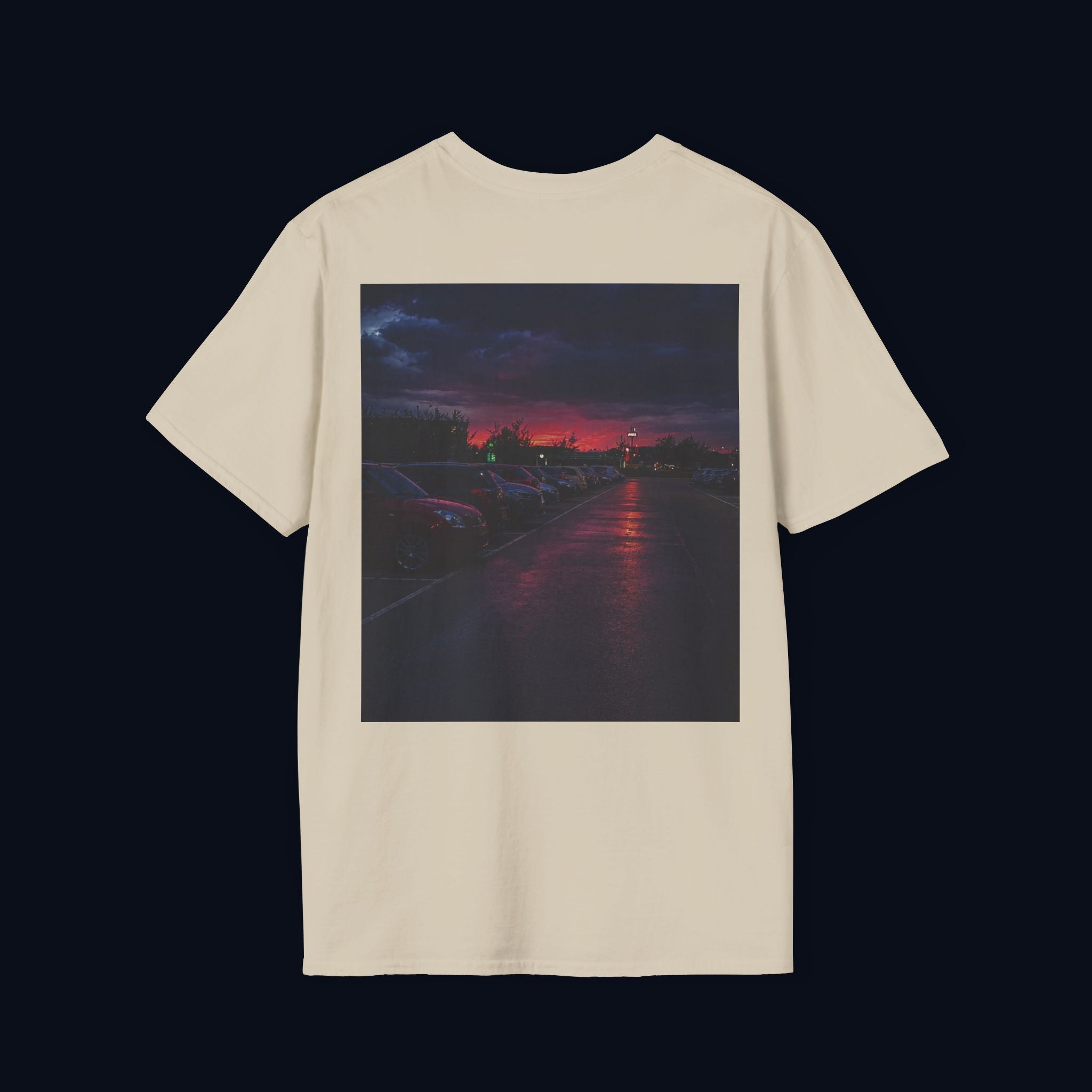 after the credits back print t-shirt — nostalgic minimalist streetwear