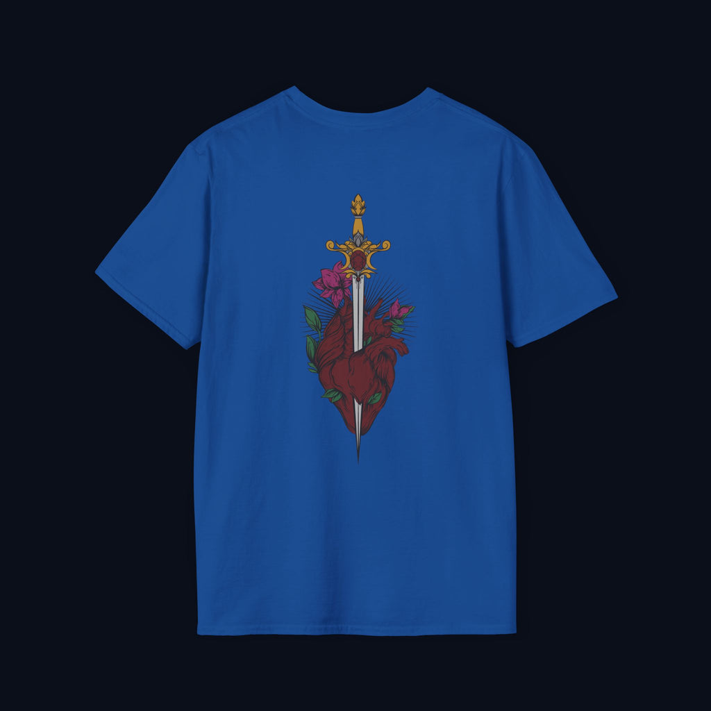 last goodbye back print t-shirt — nostalgic streetwear inspired by memories
