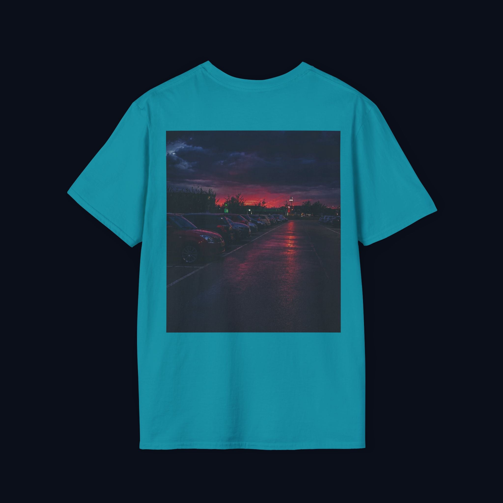after the credits back print t-shirt — nostalgic minimalist streetwear