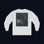 window light back print long sleeve t-shirt — nostalgic minimalist streetwear