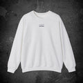 last goodbye back print crewneck sweatshirt — nostalgic minimalist streetwear
