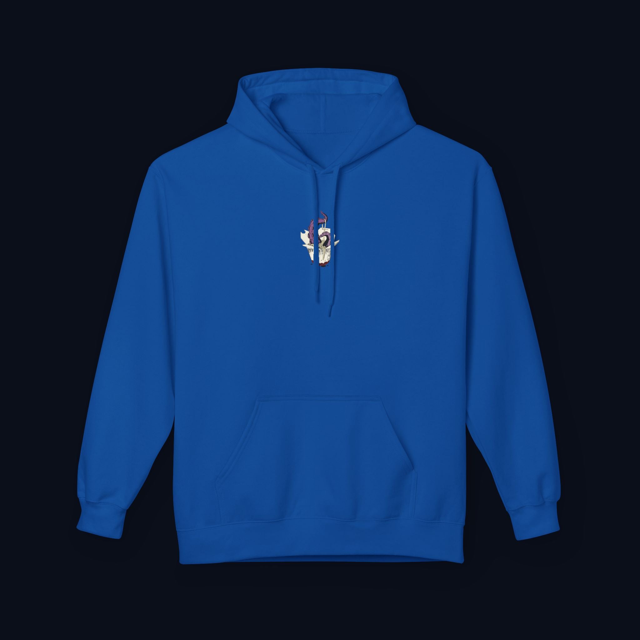 tentacle takeout printed hoodie — nostalgic minimalist streetwear