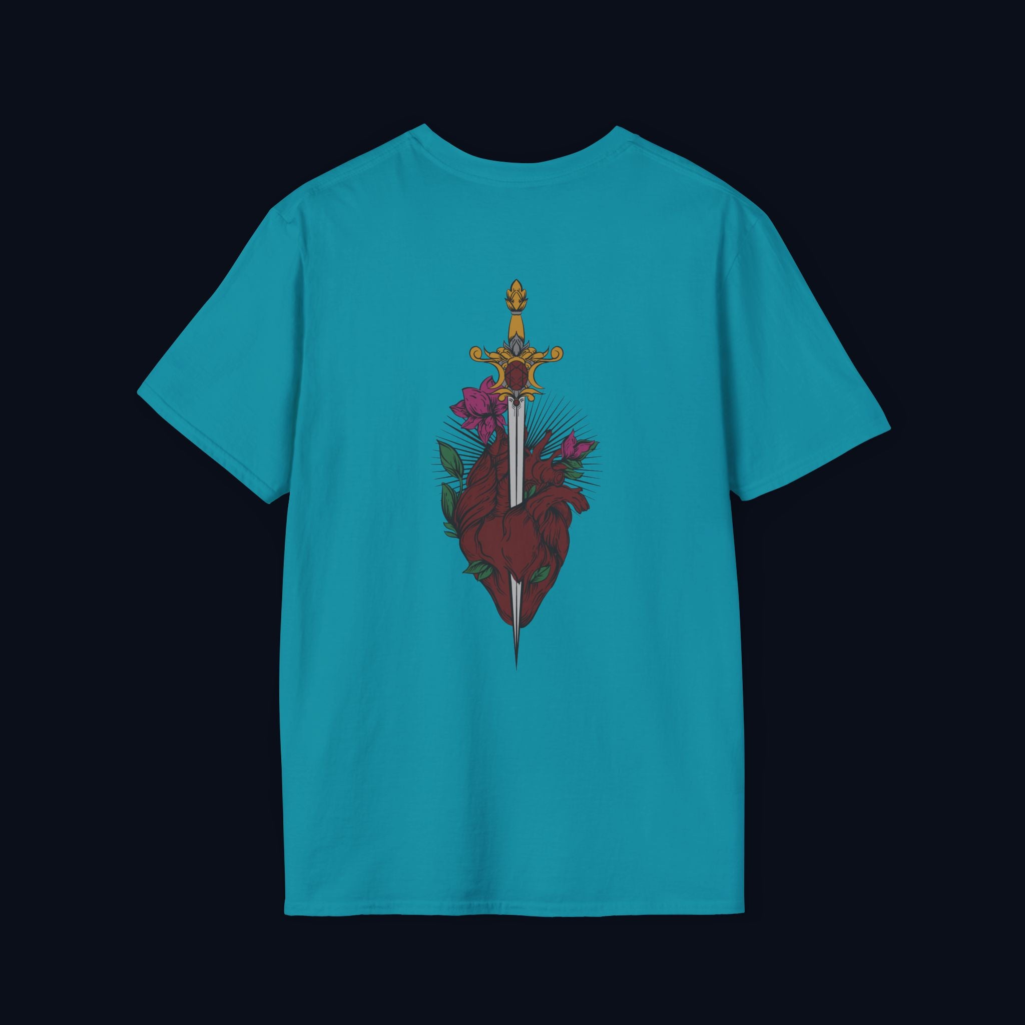 last goodbye back print t-shirt — nostalgic streetwear inspired by memories