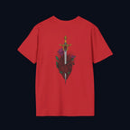 last goodbye back print t-shirt — nostalgic streetwear inspired by memories