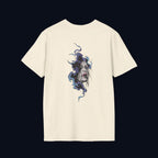 haunted portrait back print t-shirt — nostalgic streetwear inspired by memories
