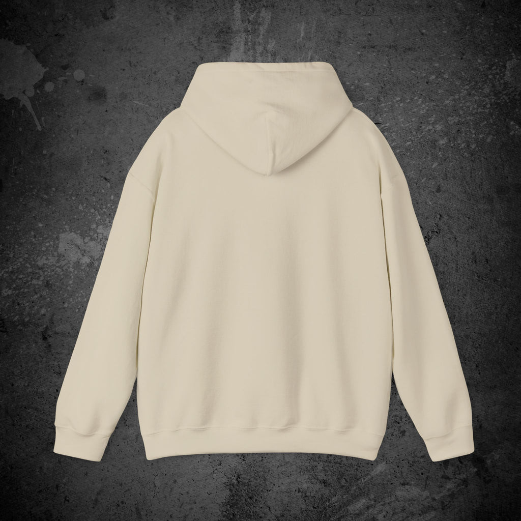haunted portrait printed hoodie — nostalgic minimalist streetwear