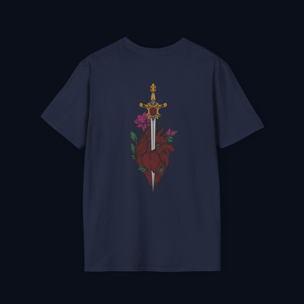 last goodbye back print t-shirt — nostalgic streetwear inspired by memories