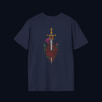 last goodbye back print t-shirt — nostalgic streetwear inspired by memories