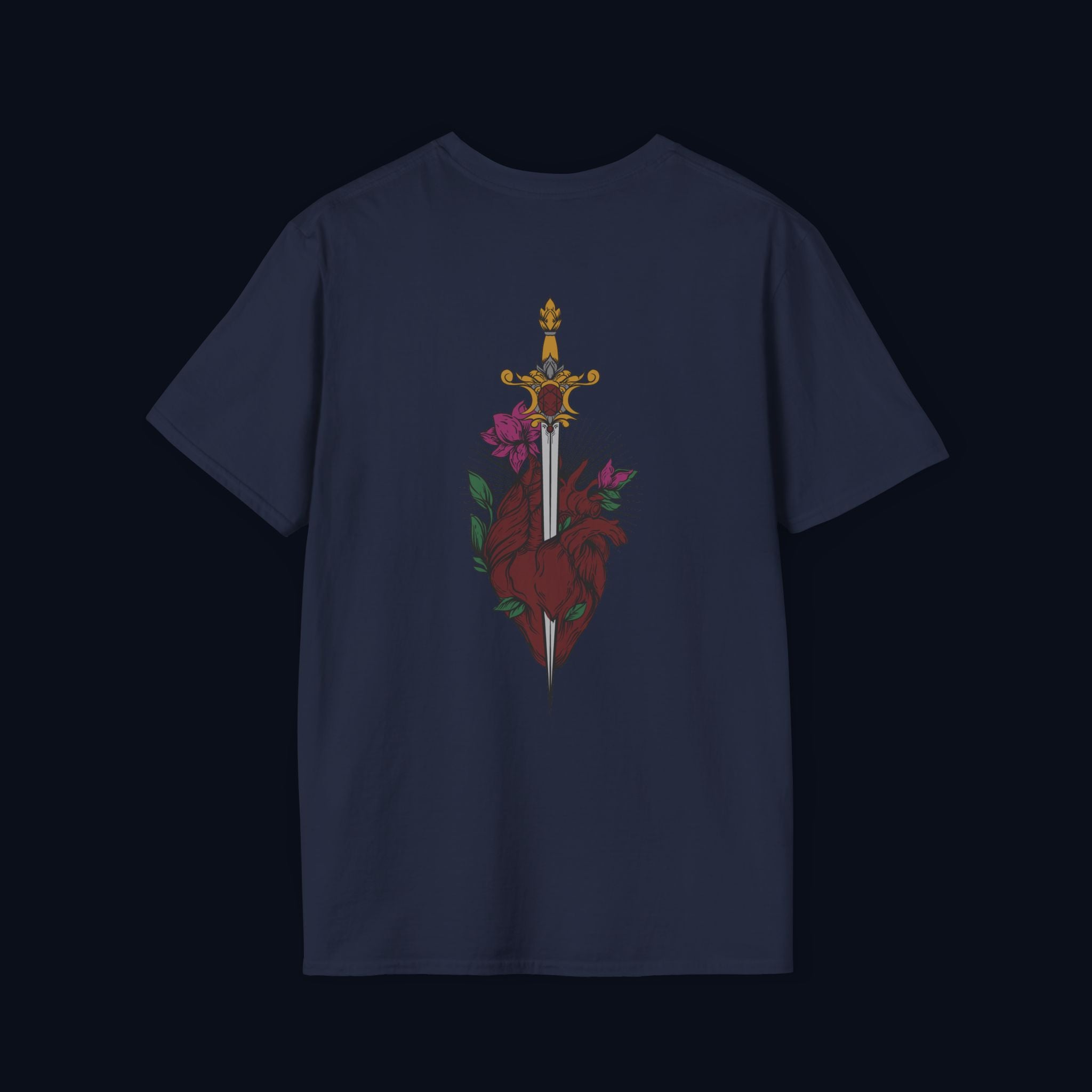 last goodbye back print t-shirt — nostalgic streetwear inspired by memories