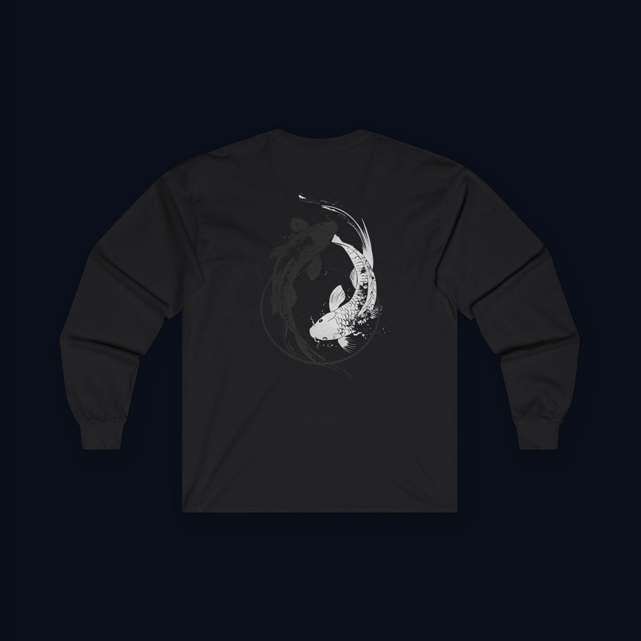 still finding you back print long sleeve t-shirt — nostalgic minimalist streetwear