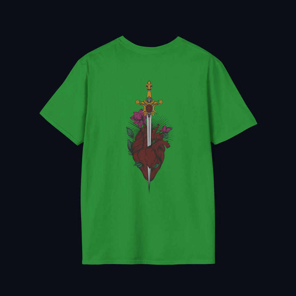 last goodbye back print t-shirt — nostalgic streetwear inspired by memories
