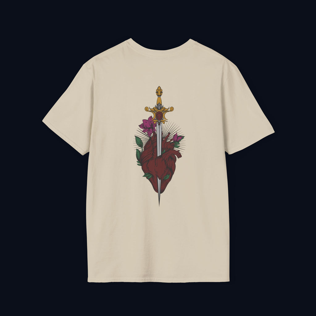last goodbye back print t-shirt — nostalgic streetwear inspired by memories