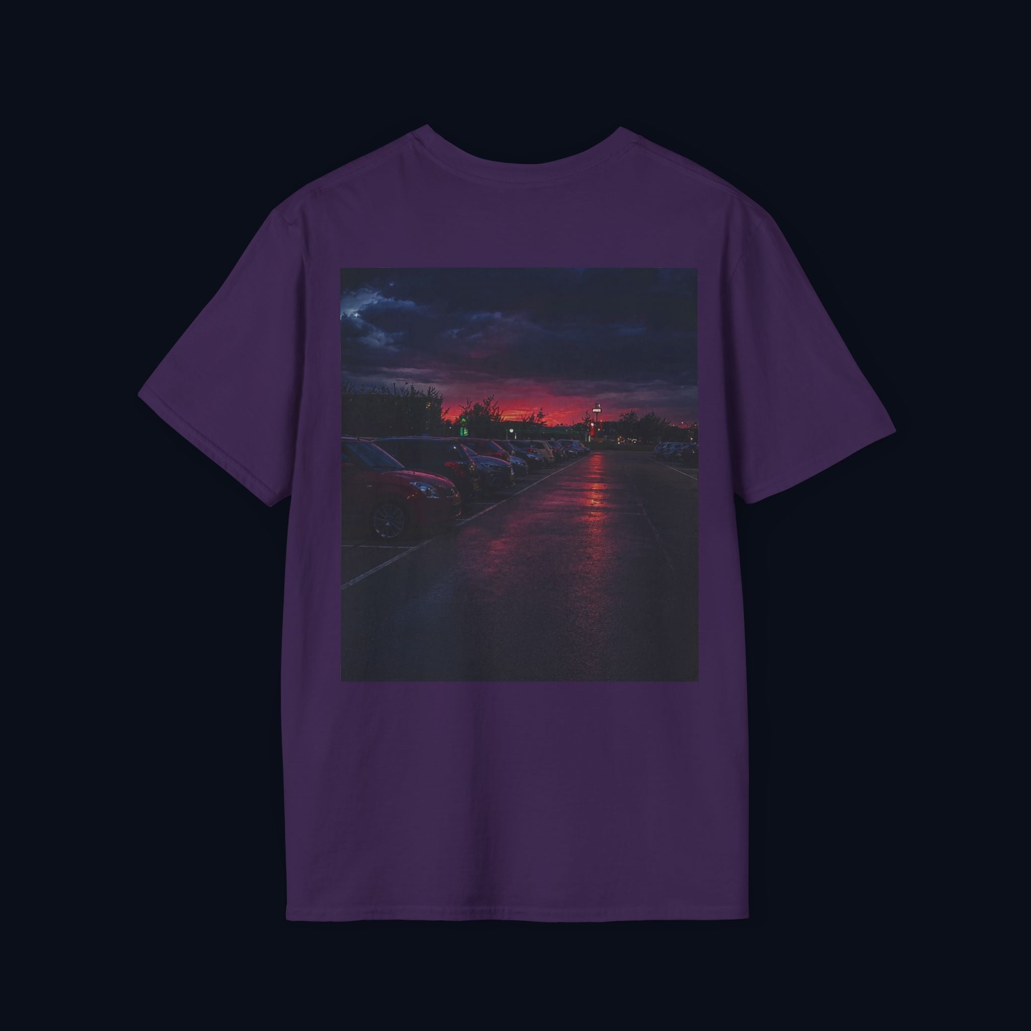 after the credits back print t-shirt — nostalgic minimalist streetwear