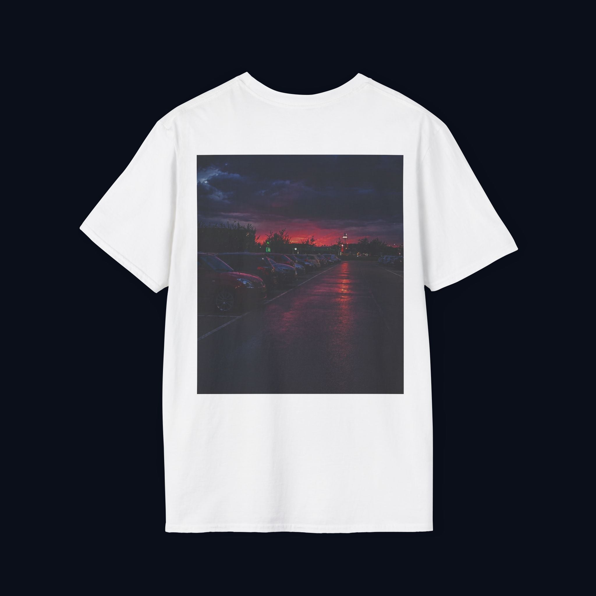 after the credits back print t-shirt — nostalgic minimalist streetwear