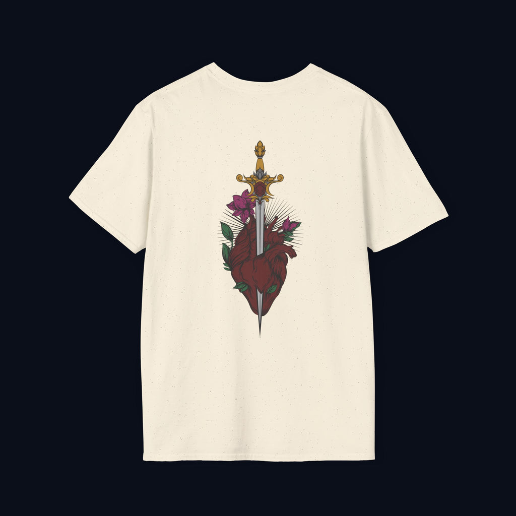 last goodbye back print t-shirt — nostalgic streetwear inspired by memories