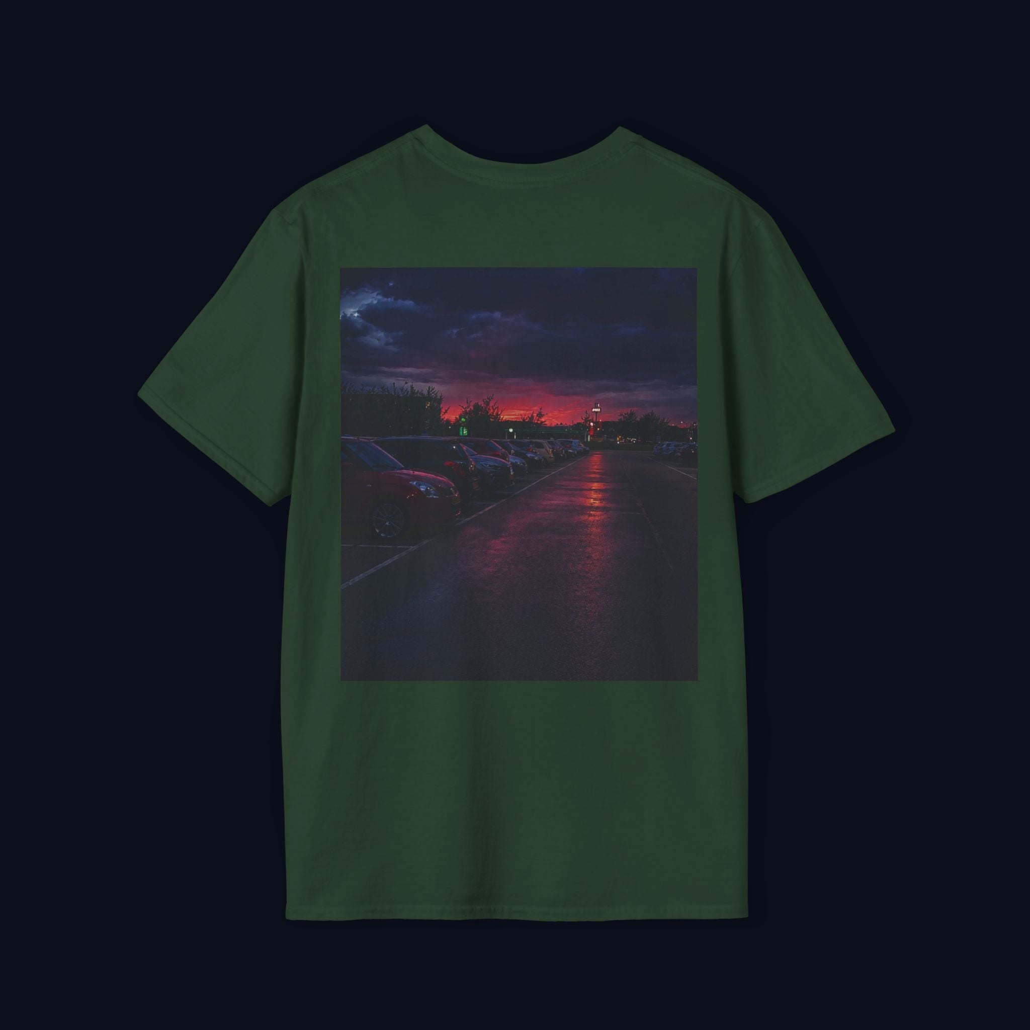 after the credits back print t-shirt — nostalgic minimalist streetwear