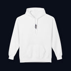 haunted portrait printed hoodie — nostalgic minimalist streetwear