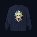 the survivor back print crewneck sweatshirt — nostalgic minimalist streetwear