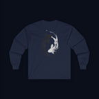 still finding you back print long sleeve t-shirt — nostalgic minimalist streetwear