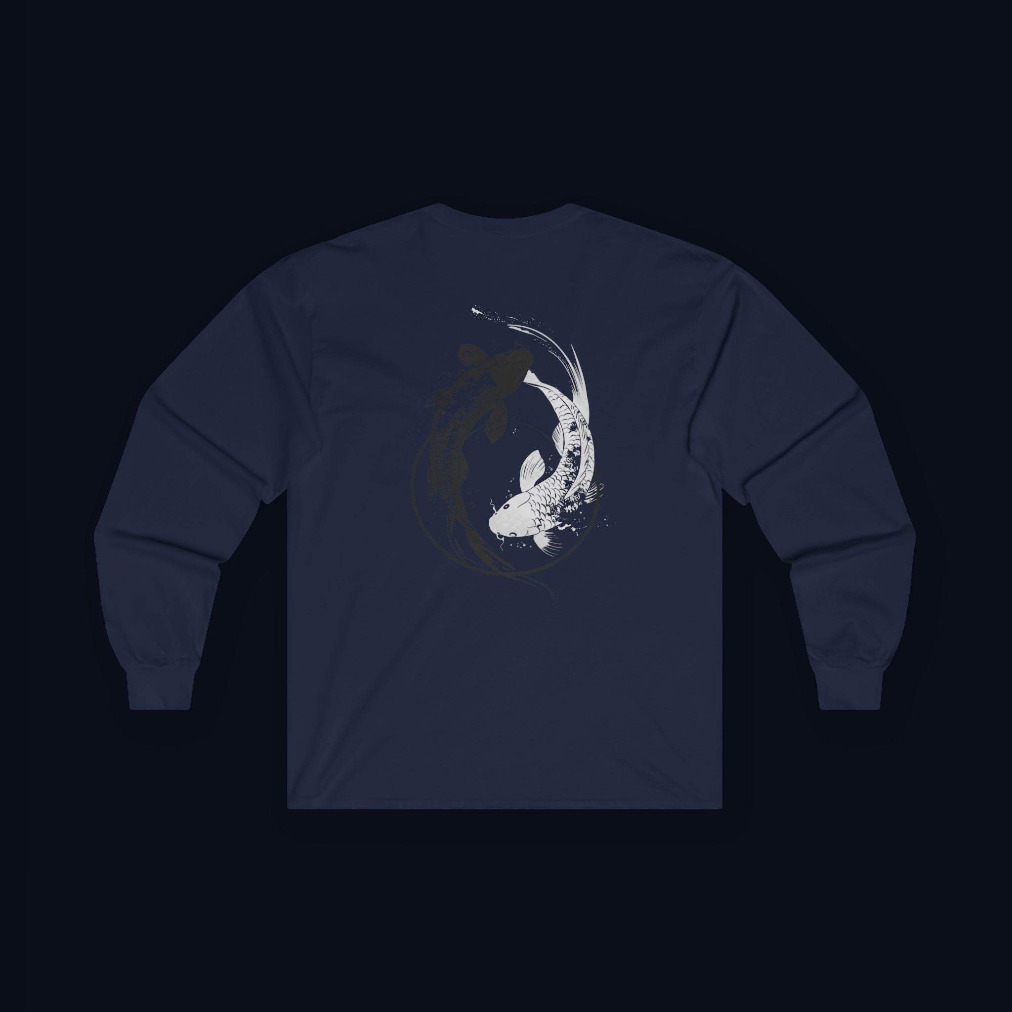 still finding you back print long sleeve t-shirt — nostalgic minimalist streetwear