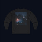 window light back print long sleeve t-shirt — nostalgic minimalist streetwear