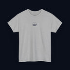 you left before it ended printed t-shirt — nostalgic minimalist streetwear