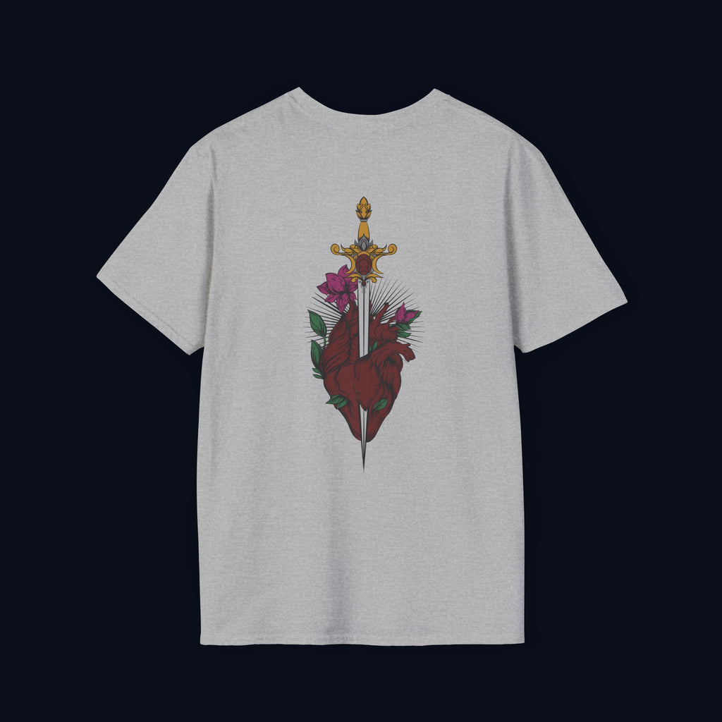 last goodbye back print t-shirt — nostalgic streetwear inspired by memories