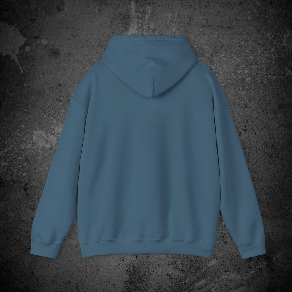 haunted portrait printed hoodie — nostalgic minimalist streetwear