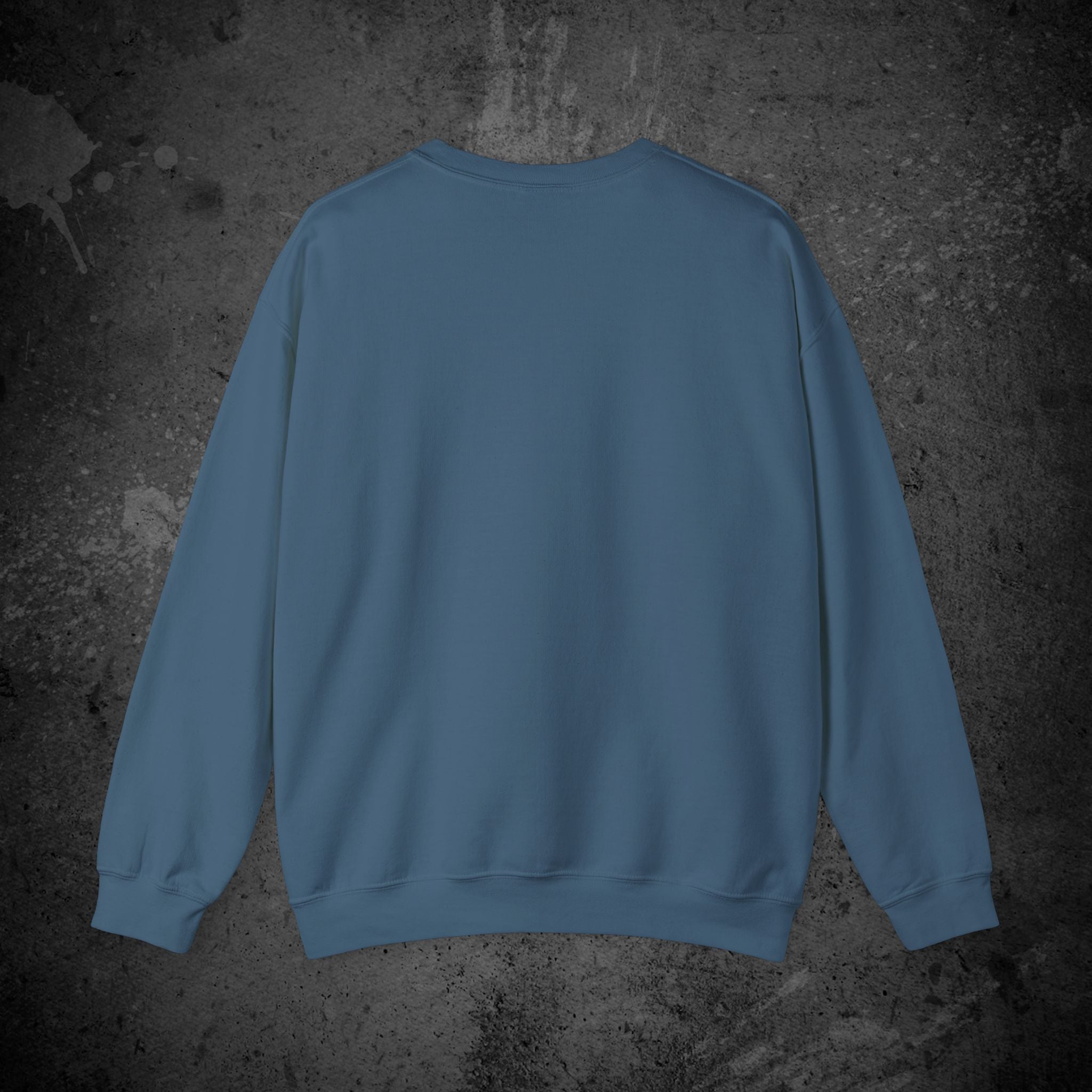 haunted portrait printed crewneck sweatshirt — nostalgic minimalist streetwear