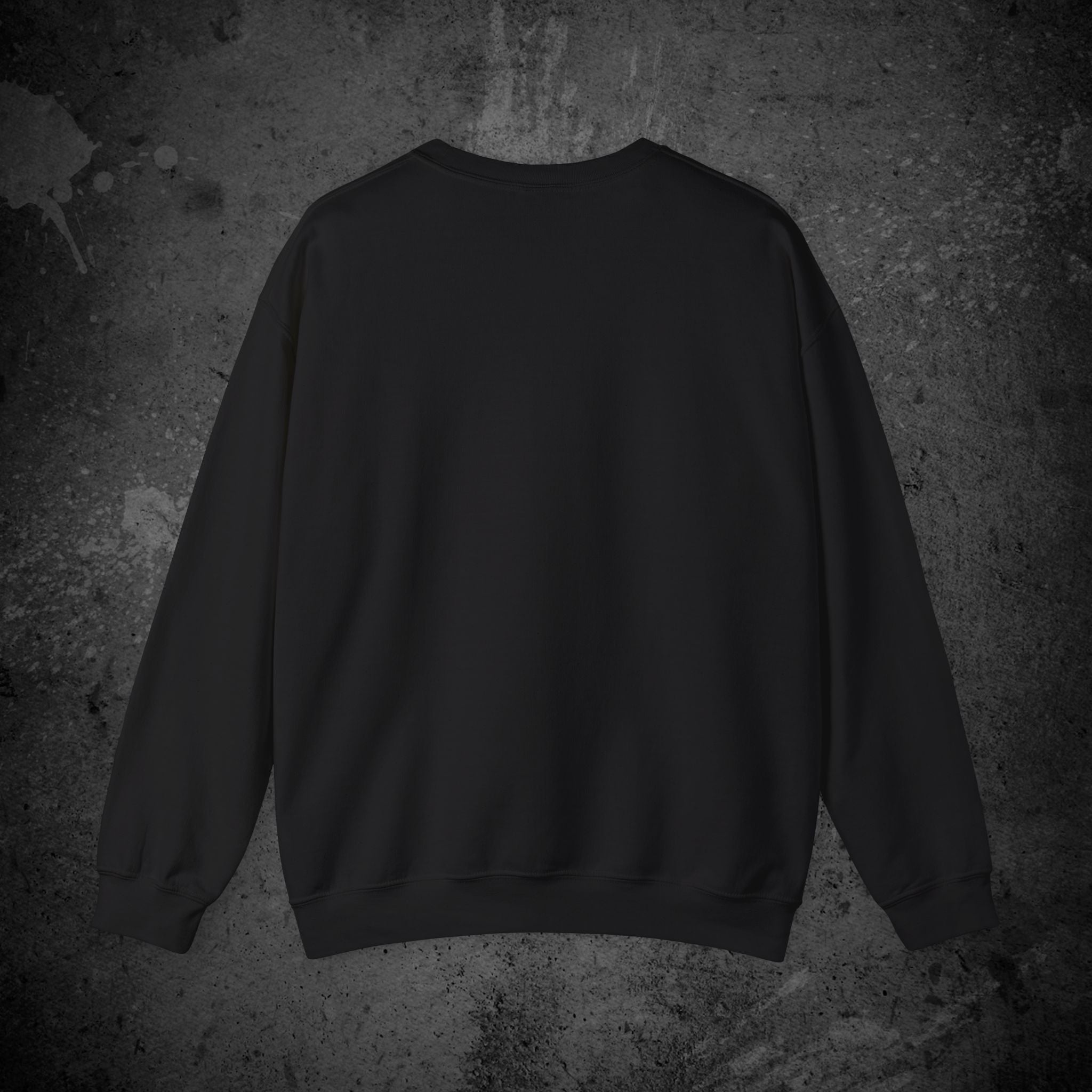 haunted portrait printed crewneck sweatshirt — nostalgic minimalist streetwear