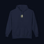 the survivor front print hoodie – minimalist streetwear