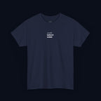 you left before it ended printed t-shirt — nostalgic minimalist streetwear