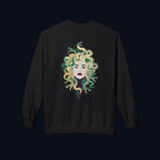 the survivor back print crewneck sweatshirt — nostalgic minimalist streetwear