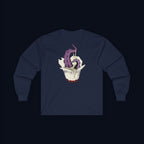 tentacle takeout back print long sleeve t-shirt — nostalgic minimalist streetwear