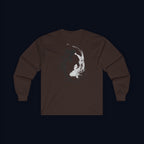 still finding you back print long sleeve t-shirt — nostalgic minimalist streetwear