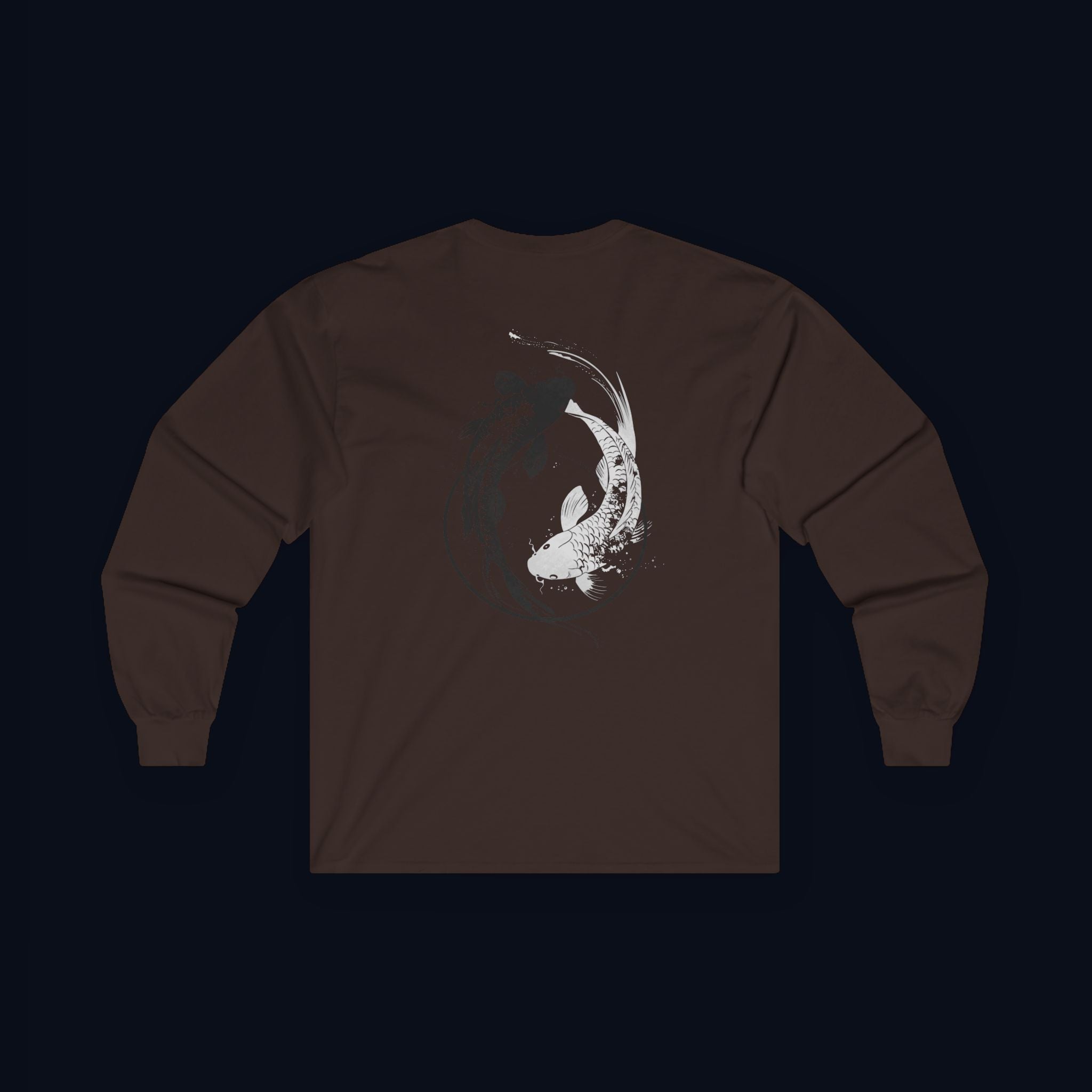 still finding you back print long sleeve t-shirt — nostalgic minimalist streetwear