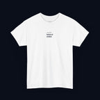 you left before it ended printed t-shirt — nostalgic minimalist streetwear