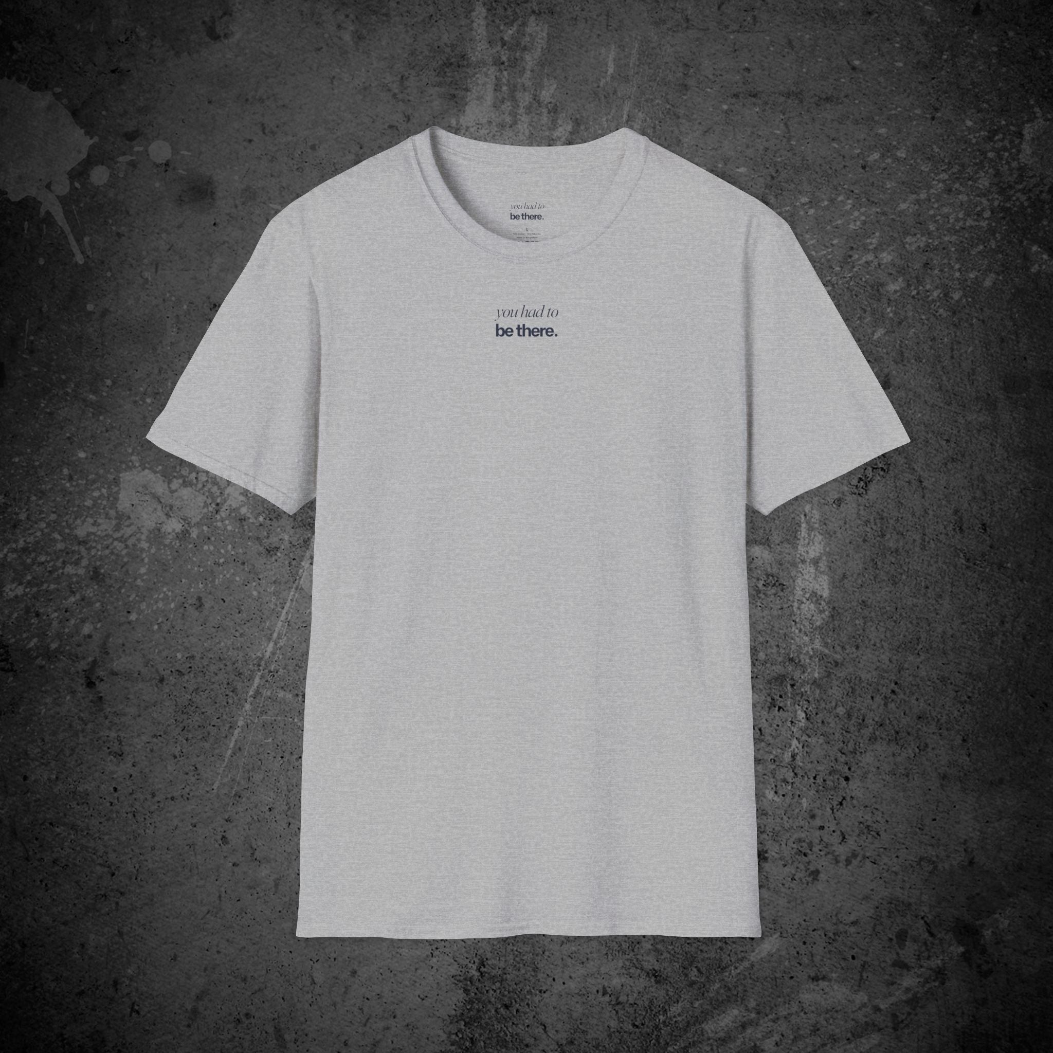 after the credits back print t-shirt — nostalgic minimalist streetwear